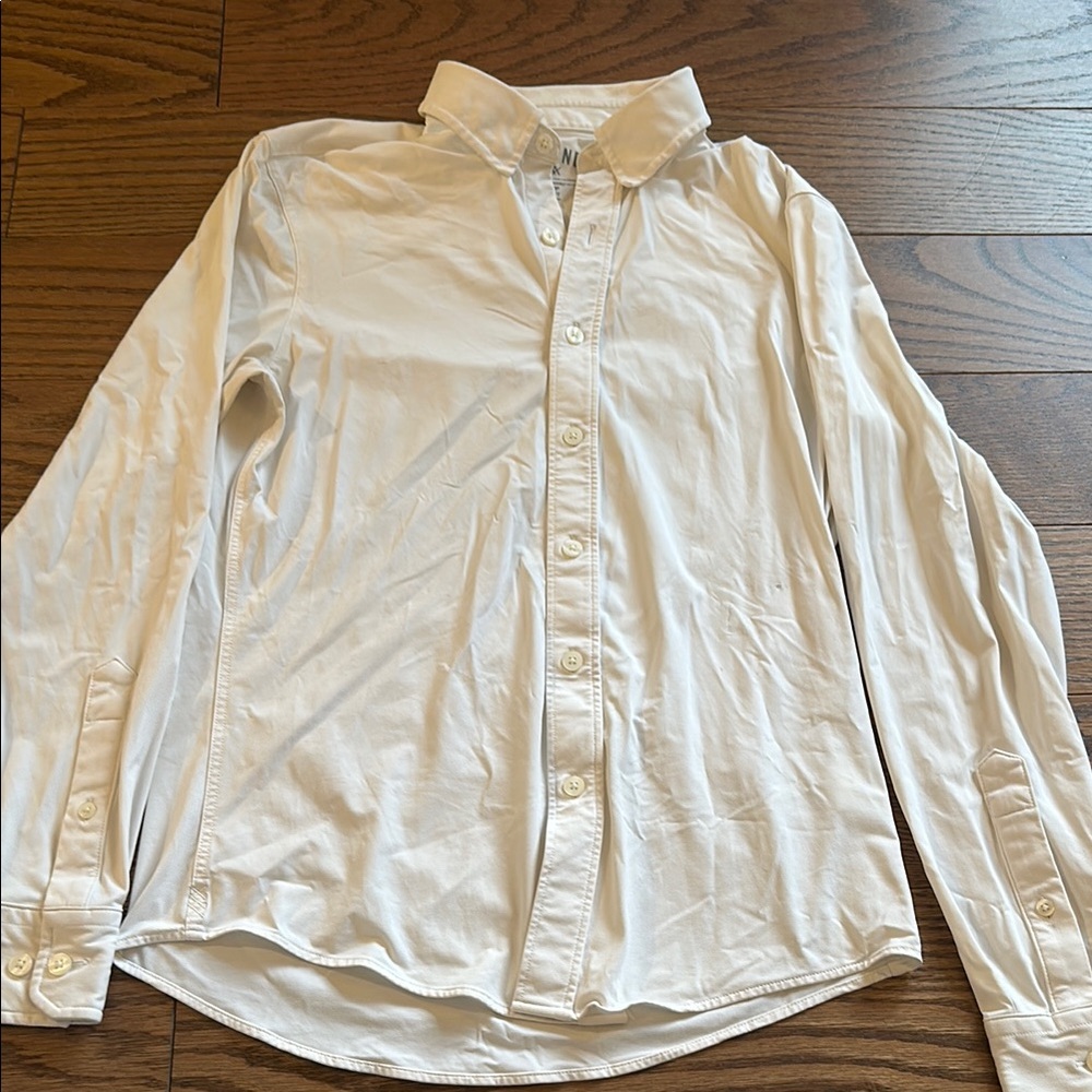 Men's White Button-Up Shirt